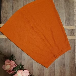 Burnt orange vintage skirt